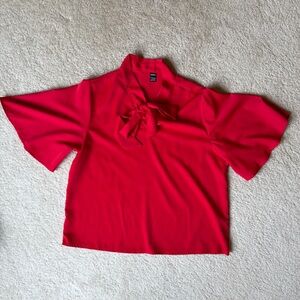 Elegant Red Women's Top
